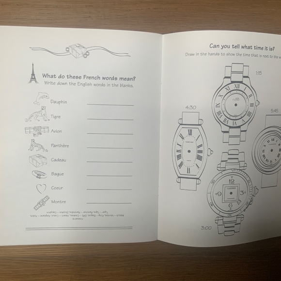 Cartier Activity Book - Picture 7 of 7